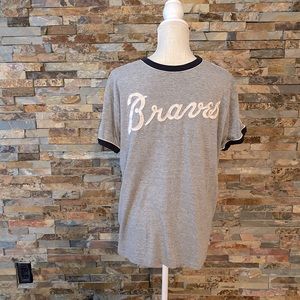 ❌SOLD❌🆑BOGO▪️ATLANTA BRAVES▪️GREY TEE - MEDIUM